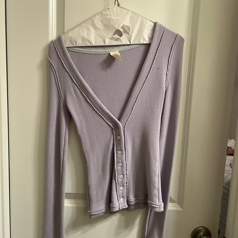Never worn purple sweater from free people